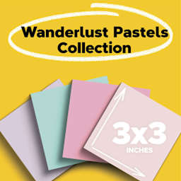 Wanderlust Pastels Collection, 3" x 3"