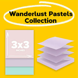 Wanderlust Pastels Collection, 3" x 3" 