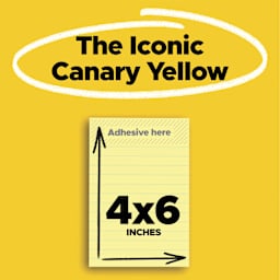 The Iconic Canary Yellow, 4" x 6"
