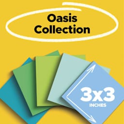 Oasis Collection, 3" x 3"