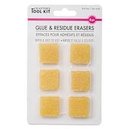 Crafter's Tool Kit Glue and Residue Erasers - Set of 6 front of packaging