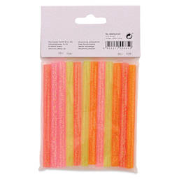 Rico Design Glitter Hot Glue Sticks - Neon, Set of 12 - back of packaging