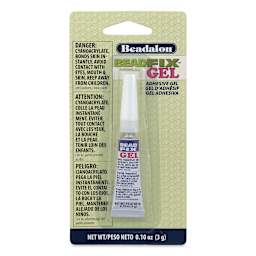 Beadalon Beadfix Adhesive Gel - 0.1 oz front of packaging