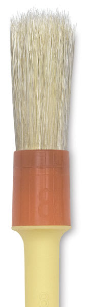 Lineco Glue Brushes - Closeup of 1/2" Brush