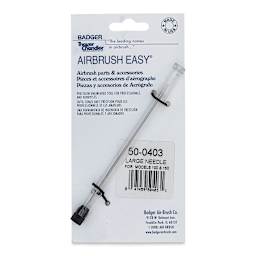 Badger Airbrush Model 150 Needle - Front of hang card with Large Needle size shown