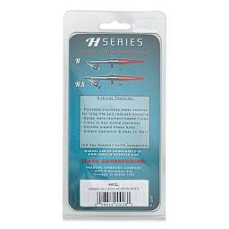 Paasche Model H Single Action Airbrush - H-1 without Accessories - back of packaging