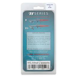 Paasche Model H Single Action Airbrush - H-3 without Accessories - back of packaging