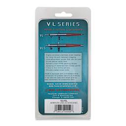 Paasche Model VL Double Action Airbrush - Model VL-1, without Accessories (back of package)