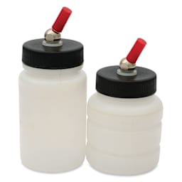 Iwata High Strength Translucent Bottles with Adaptor Cap