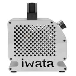 Iwata Silver Jet Studio Compressor - Left side view
