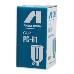 Iwata Replacement Stainless Steel Gravity Cup, 4 oz - front of packaging