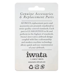 Iwata Revolution Series Nozzle Cap - back of packaging