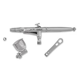 Grex Genesis Essential Airbrush - Side view of .3 mm Needle Side Feed Airbrush
