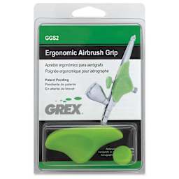 Grex GGS2 Ergonomic Slip-On Airbrush Grip, front of packaging