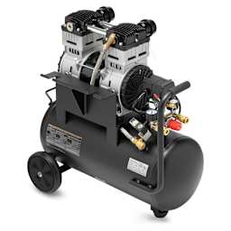 Iwata Workshop Quiet Air Compressor (Front of compressor)