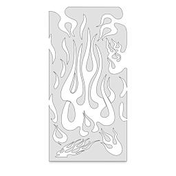 Iwata Artool Freehand Template - Set of 2, Flame Master Complete - single template