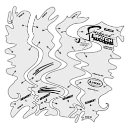 Match Maker Template - Top view of snap-apart Template