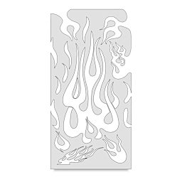 Iwata Artool Freehand Template - Flame Master the Medium
