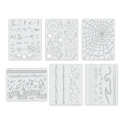 Iwata Artool Freehand Template - Set of 6, Kustom FX 3 Mini