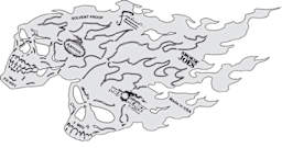 HotHeadz Smokin' Joes Templates, Set of 4