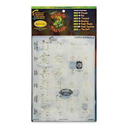 Iwata Artool Freehand Template - Set of 6, Kustom FX Mini - front of packaging