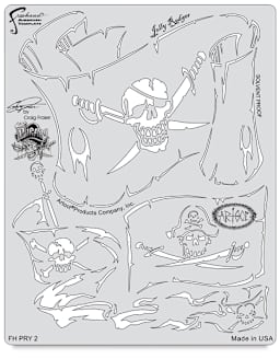 Piracy Jolly Rodger Template