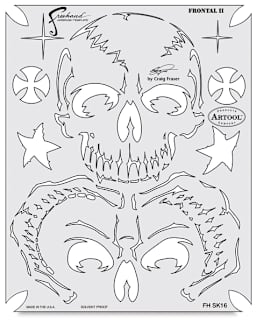 Return of Skull Master Frontal II Template