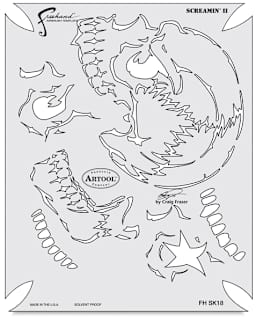 Return of Skull Master Screamin' II Template