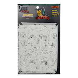 Iwata Artool Freehand Template - Set of 4, Return of Skull Master Mini - front of packaging