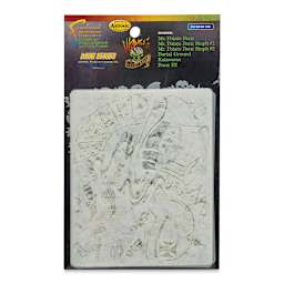 Iwata Artool Freehand Template - Set of 6, Wrath of Skull Master Mini - front of packaging