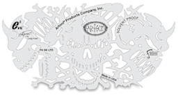 Artool Evil 3 Freehand Templates - front view of design