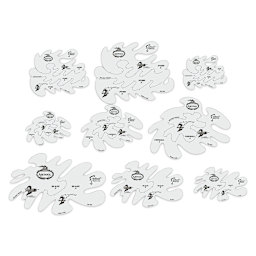 Iwata Artool Freehand Template - Set of 3, True Fire II (Out of packaging)