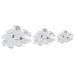 True Fire Freehand Templates - Set of 3 5" x 7" True Fire Mini Templates