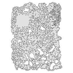 Iwata Artool Freehand Template - Set of 3, Texture FX Mini Series - Template Two