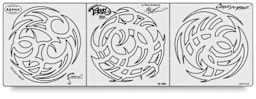Artool Tribal Master Templates - 3 Circular tribal designs shown