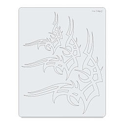 Artool Tribal Master Templates - Offset corner design shown