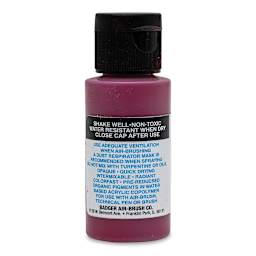 Badger Air-Opaque Airbrush Color - 1 oz, Crimson - back