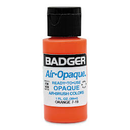 Badger Air-Opaque Airbrush Color - 1 oz, Orange - front