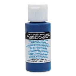 Badger Air-Opaque Airbrush Color - 1 oz, Blue - back