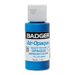 Badger Air-Opaque Airbrush Color - 1 oz, Blue - front