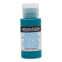 Badger Air-Opaque Airbrush Color - 1 oz, Aqua - back