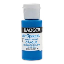 Badger Air-Opaque Airbrush Color - 1 oz, Cyan Blue - front