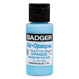 Badger Air-Opaque Airbrush Color - 1 oz, Powder Blue - front