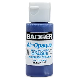 Badger Air-Opaque Airbrush Color - 1 oz, Indigo - front