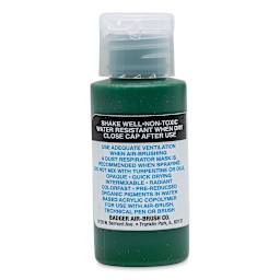 Badger Air-Opaque Airbrush Color - 1 oz, Green - back