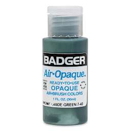 Badger Air-Opaque Airbrush Color - 1 oz, Chromium Oxide Green - front