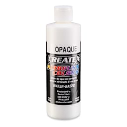 Createx Airbrush Color - 8 oz, Opaque White