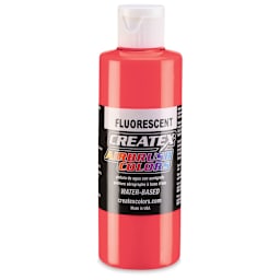 Createx Airbrush Color - 4 oz, Fluorescent Red