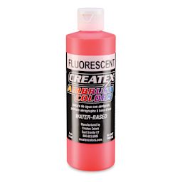 Createx Airbrush Color - 8 oz, Fluorescent Red
