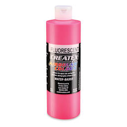 Createx Airbrush Color - 16 oz, Fluorescent Hot Pink